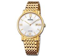 Festina Montre Hommes Swiss Made Montre Acier Inoxydable Or Uf20020/1