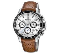 Festina Montre Hommes Timeless Chronographe F20561/1 Montre Cuir Braun UF20561/1