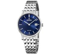 Festina Montre pour Femme F20019/2 Swiss Made Boîtier en Acier Inoxydable Gris Bracelet en Acier Inoxydable Gris