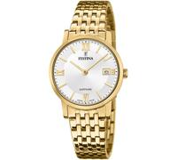 Festina Montre pour Femme F20021/1 Swiss Made Boîtier en Acier Inoxydable Doré Bracelet en Acier Inoxydable Doré