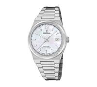 Festina Montre pour Femme F20035/1 Swiss Made Boîtier en Acier Inoxydable Gris Bracelet en Acier Inoxydable Gris