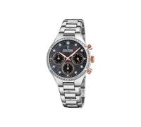 Festina Montre pour Femme F20401/4 Boyfriend Boîtier en Acier Inoxydable Gris Bracelet en Acier Inoxydable Gris