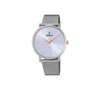 Festina Montre pour Femme F20475/3 Boyfriend Boîtier en Acier Inoxydable Gris Bracelet en Acier Inoxydable Gris