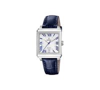 Festina Montre pour Femme F20682/2 on The Square Boîtier en Acier Inoxydable Gris Bracelet en Cuir Bleu