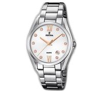 Montre FESTINA pour Femme F16790/A Boyfriend Boîtier en Acier Inoxydable Gris Bracelet en Acier Inoxydable Gris