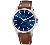 FESTINA Montre Pour Homme Braun/Blau Avec Verre Saphir F20025/3