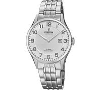 Festina Montre pour Homme F20005/1 Swiss Made Boîtier en Acier Inoxydable Gris Bracelet en Acier Inoxydable Gris