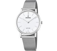 Festina Montre pour Homme F20014/1 Swiss Made Boîtier en Acier Inoxydable Gris Bracelet en Acier Inoxydable Gris