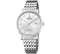 Festina Montre pour Homme F20018/1 Swiss Made Boîtier en Acier Inoxydable Gris Bracelet en Acier Inoxydable Gris