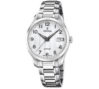 Festina Montre pour Homme F20026/1 Swiss Made Boîtier en Acier Inoxydable Gris Bracelet en Acier Inoxydable Gris