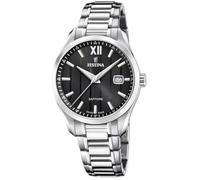 Festina Montre pour Homme F20026/4 Swiss Made Boîtier en Acier Inoxydable Gris Bracelet en Acier Inoxydable Gris