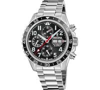 Festina Montre pour Homme F20055/4 Swiss Made Automatico Boîtier en Acier Inoxydable Gris Bracelet en Acier Inoxydable Gris