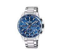 Festina Montre pour Homme F20560/3 Timeless Chronograph Boîtier en Acier Inoxydable Gris Bracelet en Acier Inoxydable Gris