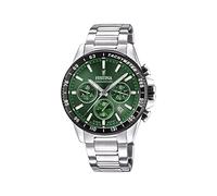 Festina Montre pour Homme F20560/4 Timeless Chronograph Boîtier en Acier Inoxydable Gris Bracelet en Acier Inoxydable Gris