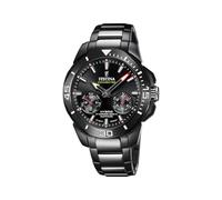 Festina Montre pour Homme F20648/1 Connected Boîtier en Acier Inoxydable Noir Bracelet en Acier Inoxydable Noir