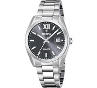 Festina Montre pour Homme F20707/3 Classics Boîtier en Acier Inoxydable Gris Bracelet en Acier Inoxydable Gris