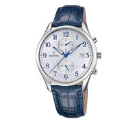 Montre FESTINA pour Homme F6855/A Timeless Chronograph Boîtier en Acier Inoxydable Gris Bracelet en Cuir Noir