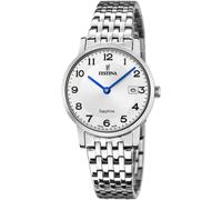 Festina Montre Femme F20019/4 Classic Steel – Swiss Made, Acier 316L, Quartz, Saphir, 5 ATM
