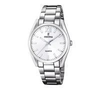 Festina Montre femme F20622/1 – Acier 316L argenté, Quartz, Étanche 5 ATM – Boyfriend Collection