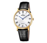 Festina montre suisse hommes noir bracelet cuir UF20016/4