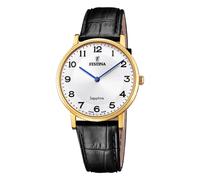 Festina montre suisse hommes noir bracelet cuir UF20016/5