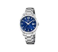 Festina Montre homme F20026/2 Classic Steel – Acier 316L argenté, Quartz, Verre saphir, 5 ATM