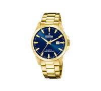 Festina Montre Homme F20044/3 Quartz Swiss Made Acier 316L doré bracelet s