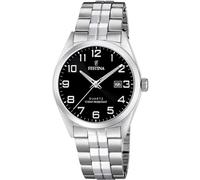 Festina Montre Homme F20437/4 – Acier inox 316L argenté, Quartz, Calendrier, Verre minéral, 10 ATM