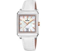 Festina On The Square F20682/1 - Femme - Analogique - Quartz - Stainless steel - Verre minéral