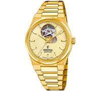 Montre Homme Festina Swiss Made Montre Bracelet Acier Inoxydable Or UF20062/2