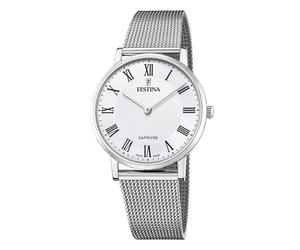 Festina Swiss Made Mens Watch with Steel Mesh Bracelet F20014/4