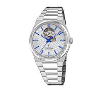 Festina Swiss Made Montre Automatique Homme Acier 316L Argenté - Verre Saphir Résistant - Étanche 10 ATM - F20053/1 Automatic