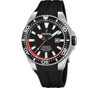 Montre FESTINA pour Homme F20664/3 The Originals Boîtier en Acier Inoxydable Gris Bracelet en Plastique Noir
