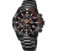 Festina Montre pour Homme F20365/1 Outlet Boîtier en Acier Inoxydable Noir Bracelet en Acier Inoxydable Noir