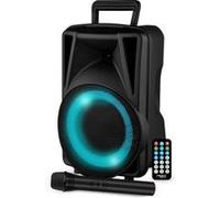 Festisound FESTI08 - Enceinte sans fil Bluetooth lumiere multicolore fonction cd - Noir noir G
