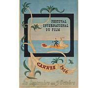 Festival Cannes 1946 Reproduction Affiche Poster-Format Size 50X70 cm Papier 300 GR-Vente du fichier numérique HD Possible Nous Consulter.(Boutique : affichevintage.FR)