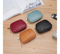 Festival d'achat 2025 Remise limitée dans le temps, Article - Portefeuille à fermeture éclair avec sensation doux, Mini pochette pour femmes pour les clés, les cartes, les pièces de monnaie, porte-mon