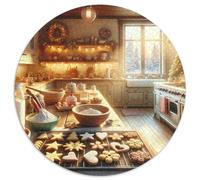 Festival de Cuisson Circulaire Puzzle Convient pour Adultes Et Enfants 1000 Pièces Fun Défiant Décoration Maison Unique (67.5x67.5cm)
