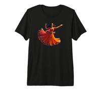 Festival de Danse Indienne Kathak Diwali T-Shirt Haut de Gamme