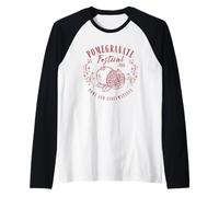 Festival de Grenade Vintage Lineart Illustration Fruit Art Manche Raglan