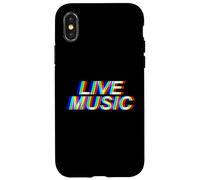 Festival de Musique EDM Techno Rave Dance Trippy Vaporwave Raver Coque pour iPhone X/XS