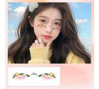 Festival De Musique Temporaire Tatoué Pour Les Femmes Girls Note Des Autocollants De Visage Autocollants Imperméables Cadeaux Temporaires Tatoués