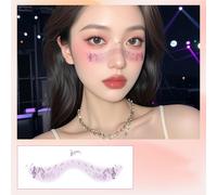 Festival De Musique Temporaire Tatoué Pour Les Femmes Girls Note Des Autocollants De Visage Autocollants Imperméables Cadeaux Temporaires Tatoués