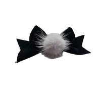 Festival Double Couche en Forme de Nœud Papillons Pinces à Cheveux Costume de Festival de Noël Chapeaux pour Femmes Thème de Fête Fournitures Antidérapantes