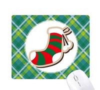 festival du dessin animé noël chaussette réseaux verte grille pixel tapis de souris