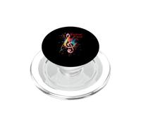 Festival Fiend Colorful Music Splatter PopSockets PopGrip pour MagSafe