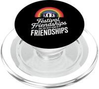 FESTIVAL FRIENDSHIPS ARE THE BEST KIND OF FRIENDSHIPS PopSockets PopGrip pour MagSafe