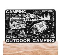 Festival Grounds - Drap de pique-nique imperméable, tapis d'extérieur résistant au sable, tapis de voyage pliable, couvre-sol résistant à l'humidité, catégorie équipement randonnée camping, mesure ext