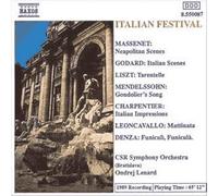 Festival Italien : Oeuvres De Massenet, Godard, Mendelssohn, Liszt Rso De Bratislava