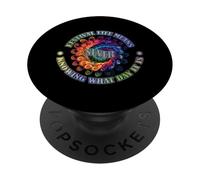 Festival Life Means Never Knowing What Day IT is PopSockets PopGrip Adhésif